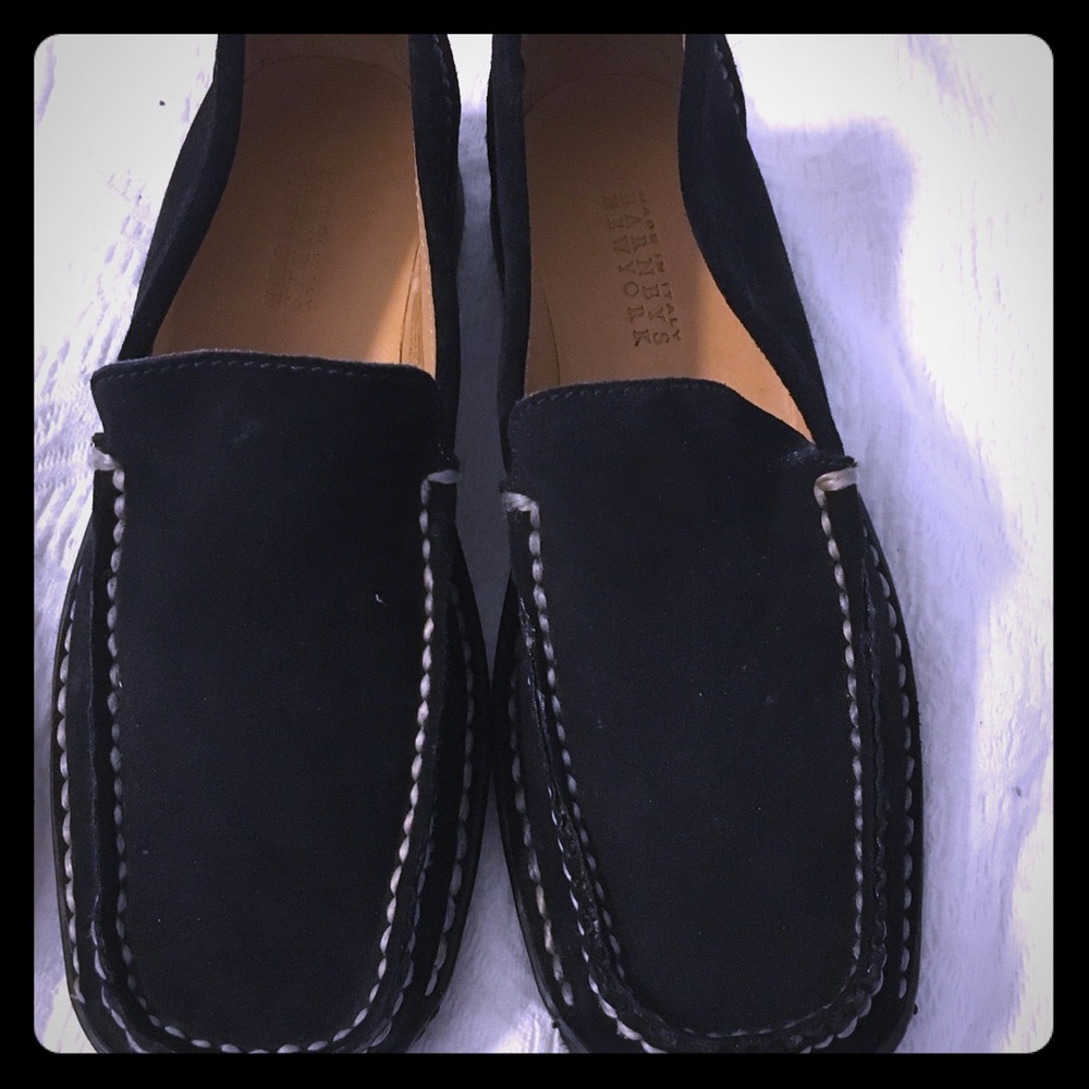 Barney’s New York Suede Loafers.